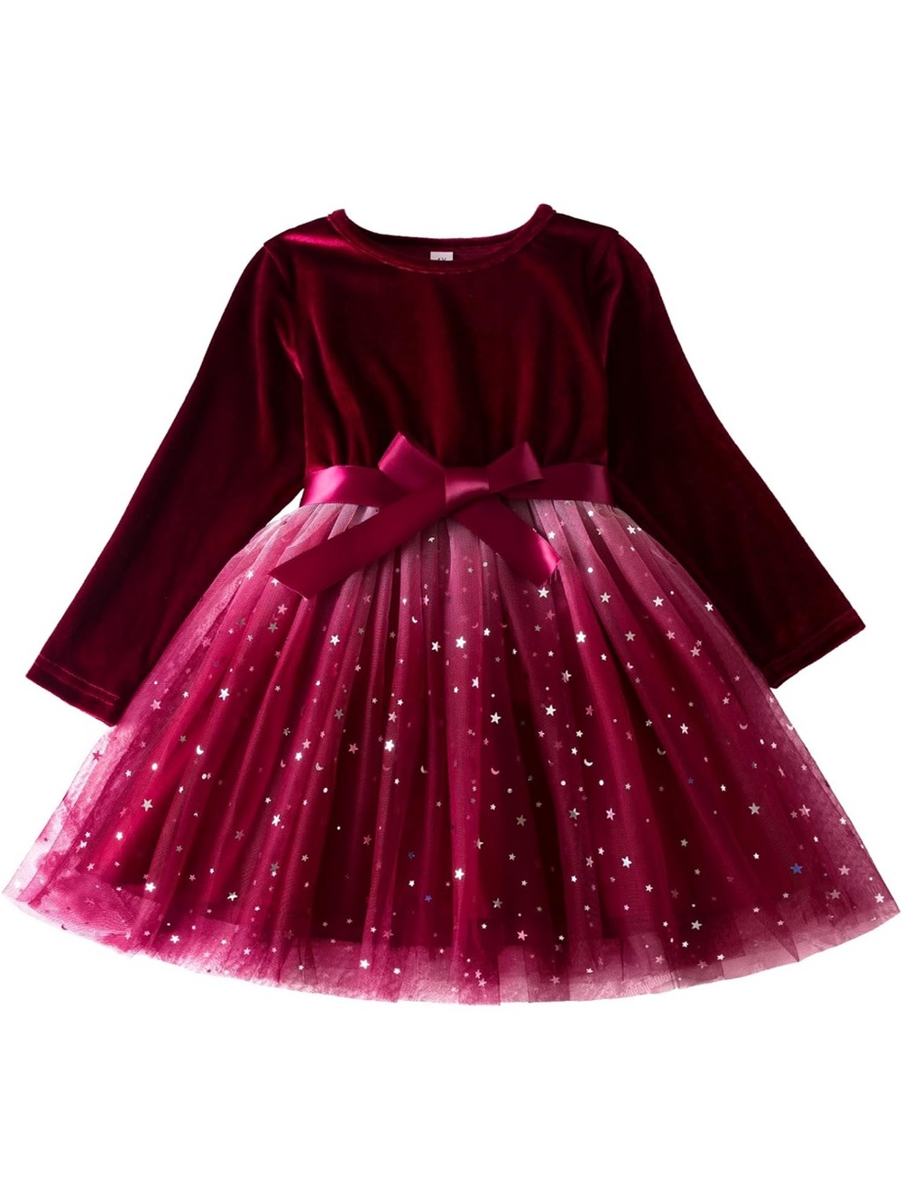 Girls Long Sleeve Dress - Princess Casual